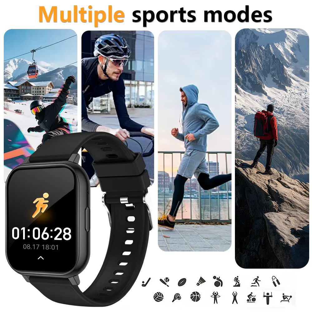 Montre connectée pour homme RUN