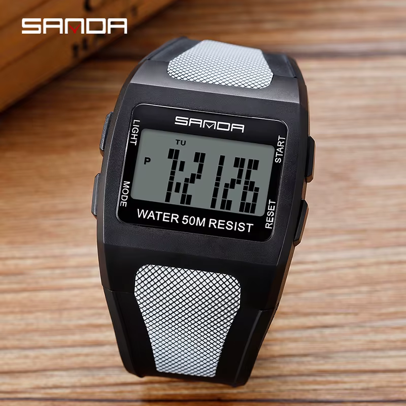 Montre numérique SANDA 222 pour hommes