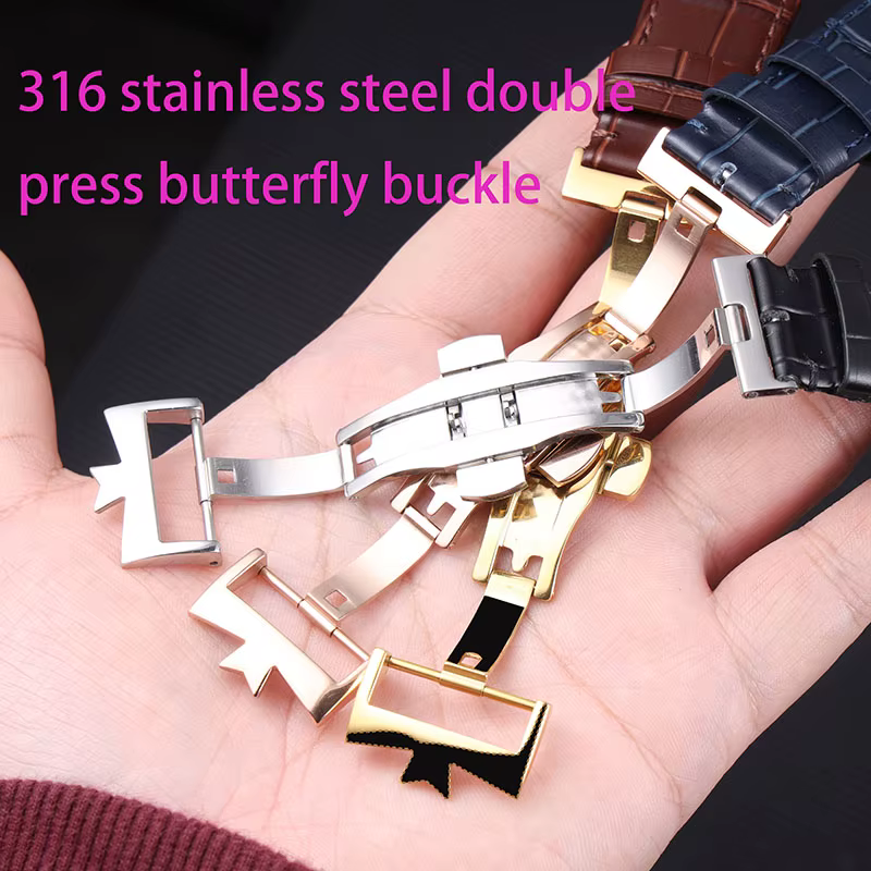 Bracelet de montre en cuir de vache