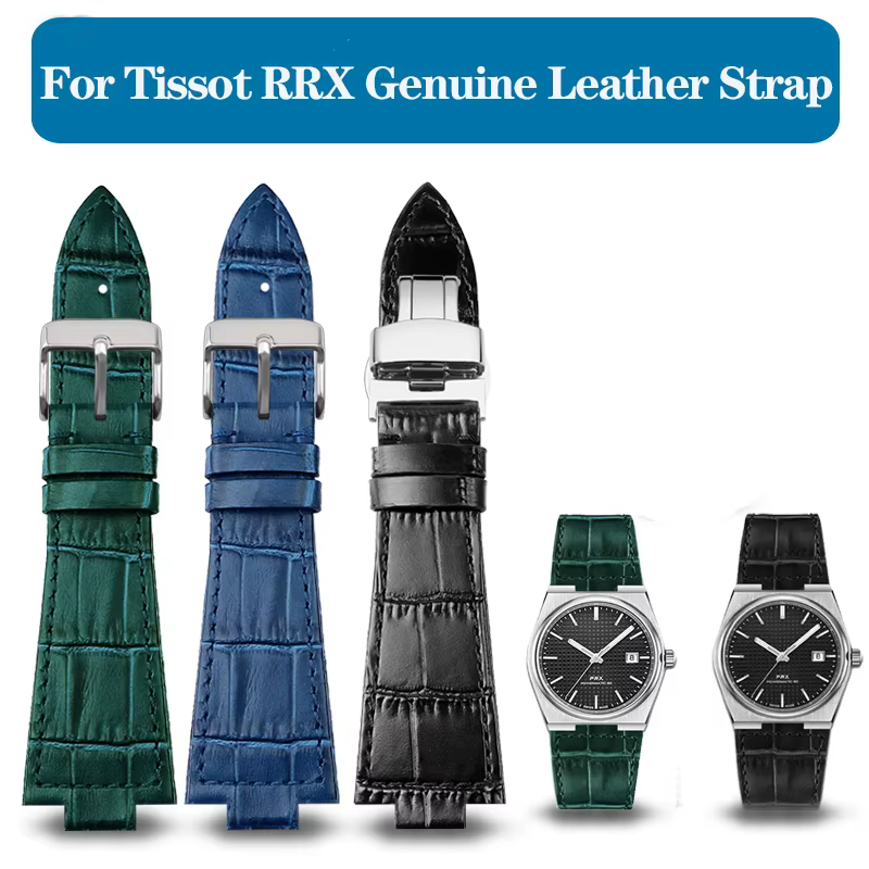 Bracelet de montre en cuir véritable pour Tissot Store X Series