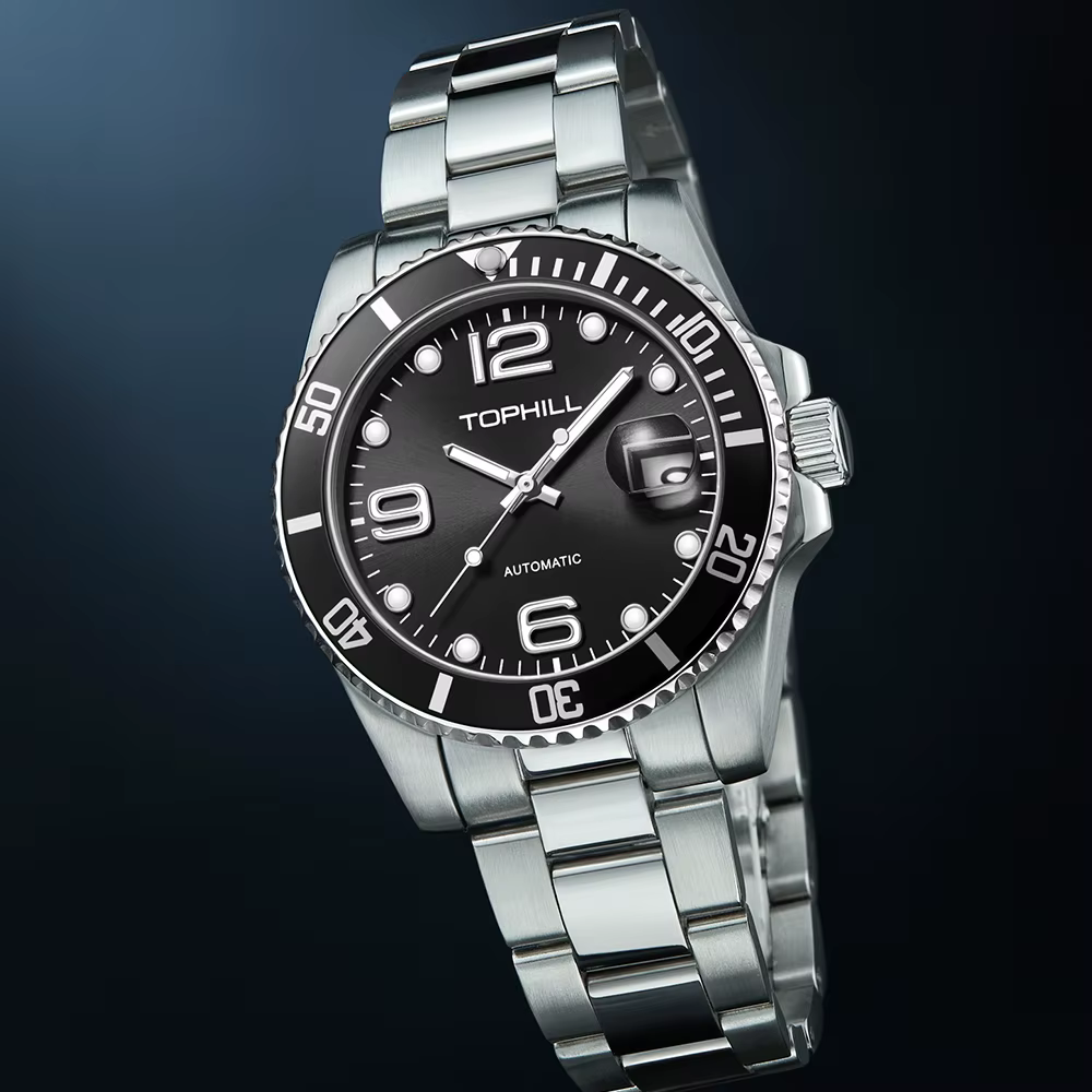 Montre mécanique automatique TOPHILL 40mm Dandong 2820 pour homme