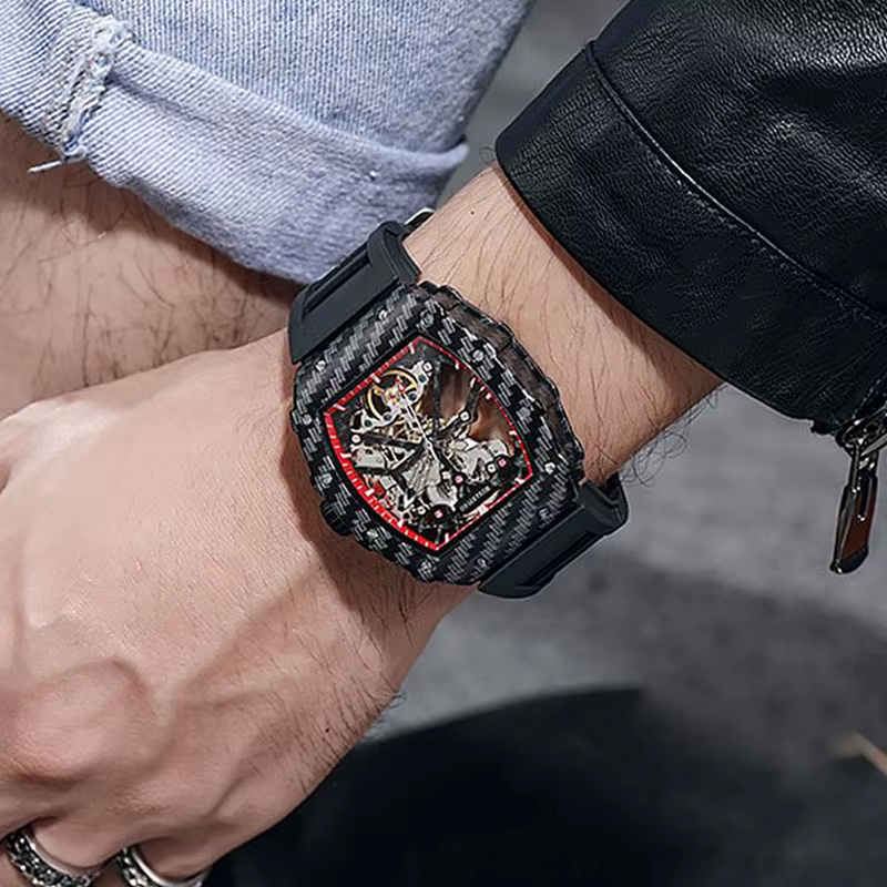 Montre mécanique entièrement automatique pour homme