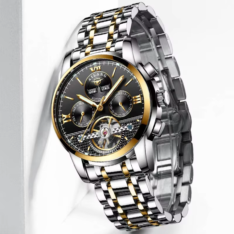 Nouvelle Montre Mécanique Automatique de Luxe AILANG 2026 pour Hommes