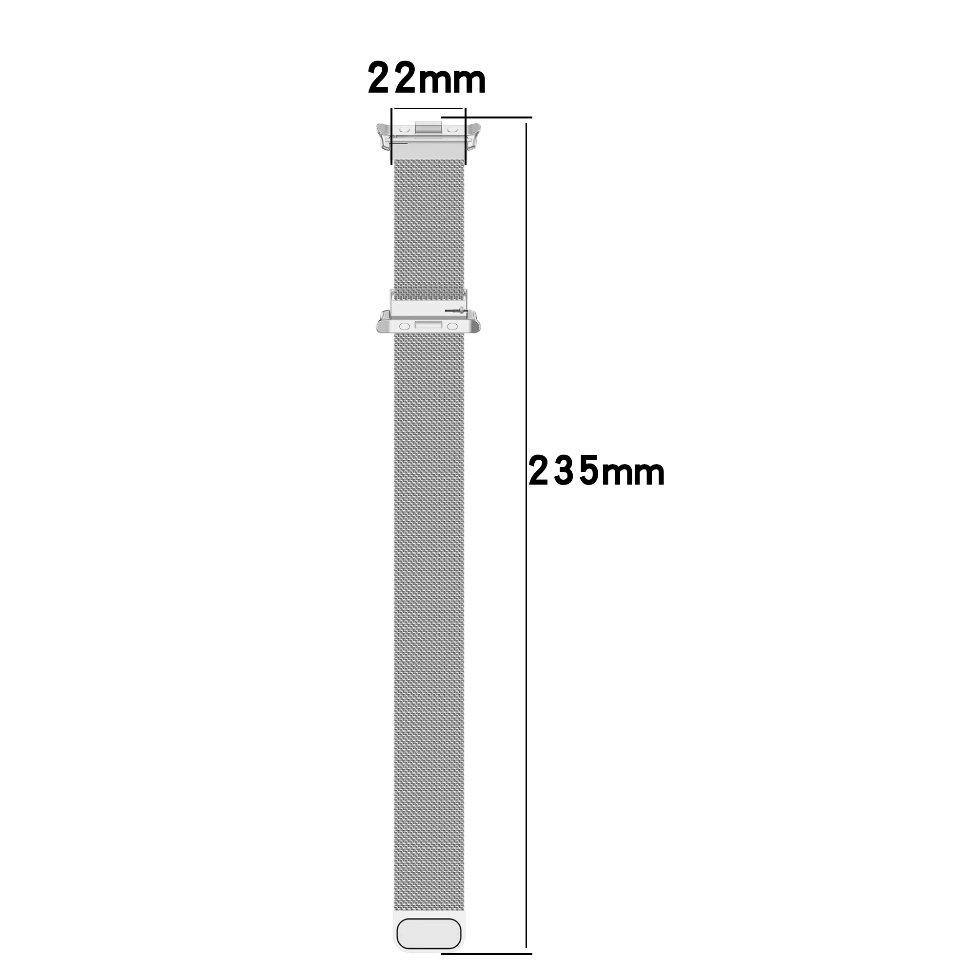 Milan-Bracelet de montre en acier inoxydable