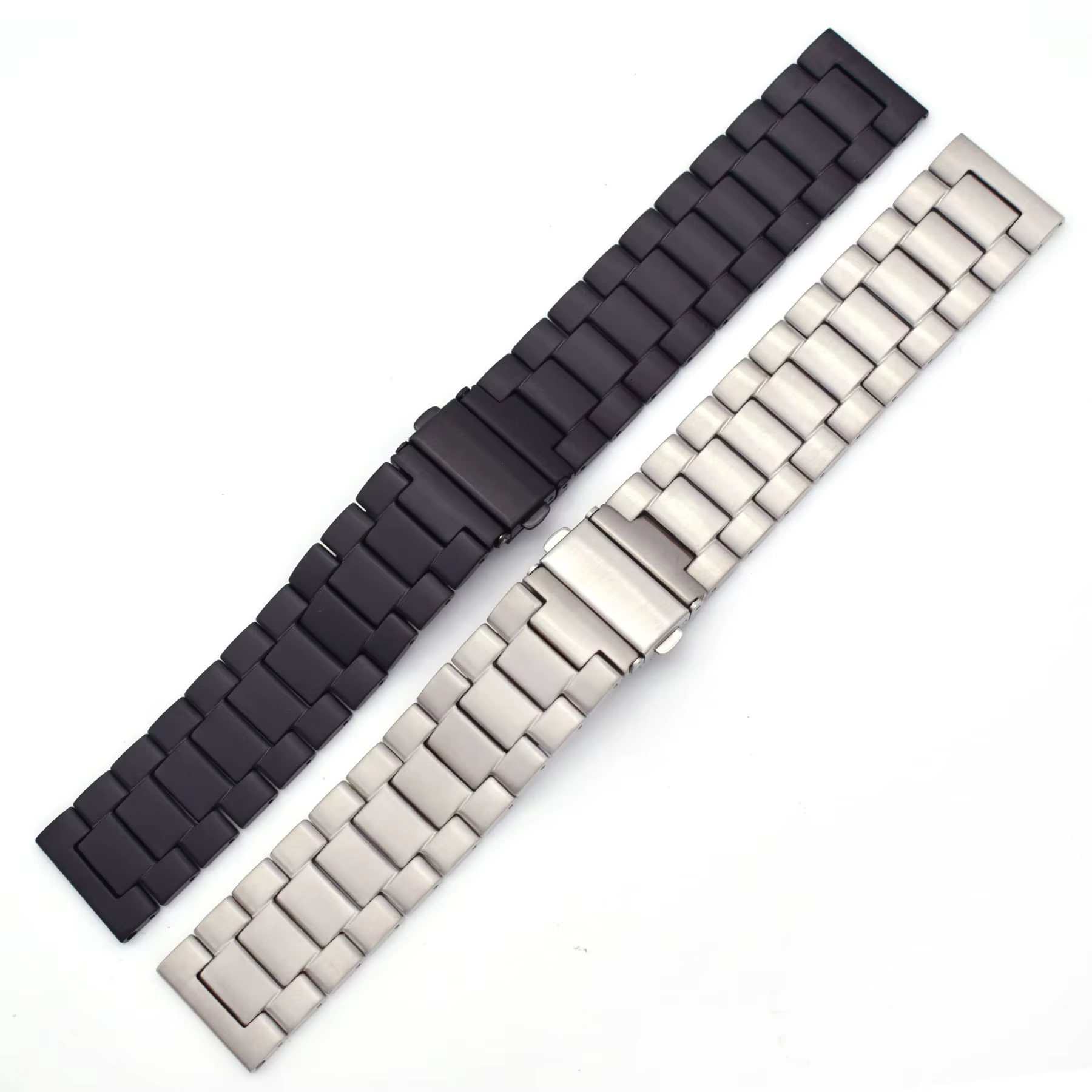THEAGE Bracelet de montre solide en titane pour hommes et femmes
