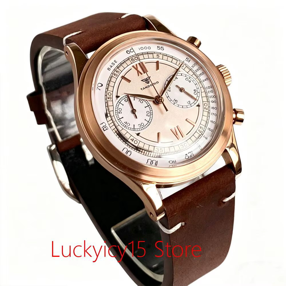 Montre Vintage en or Rose pour hommes
