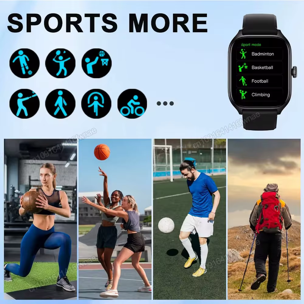 Nouveau militaire en plein air GPS montre intelligente hommes étanche Multiple Mode Sport Fitness HD Bluetooth appels