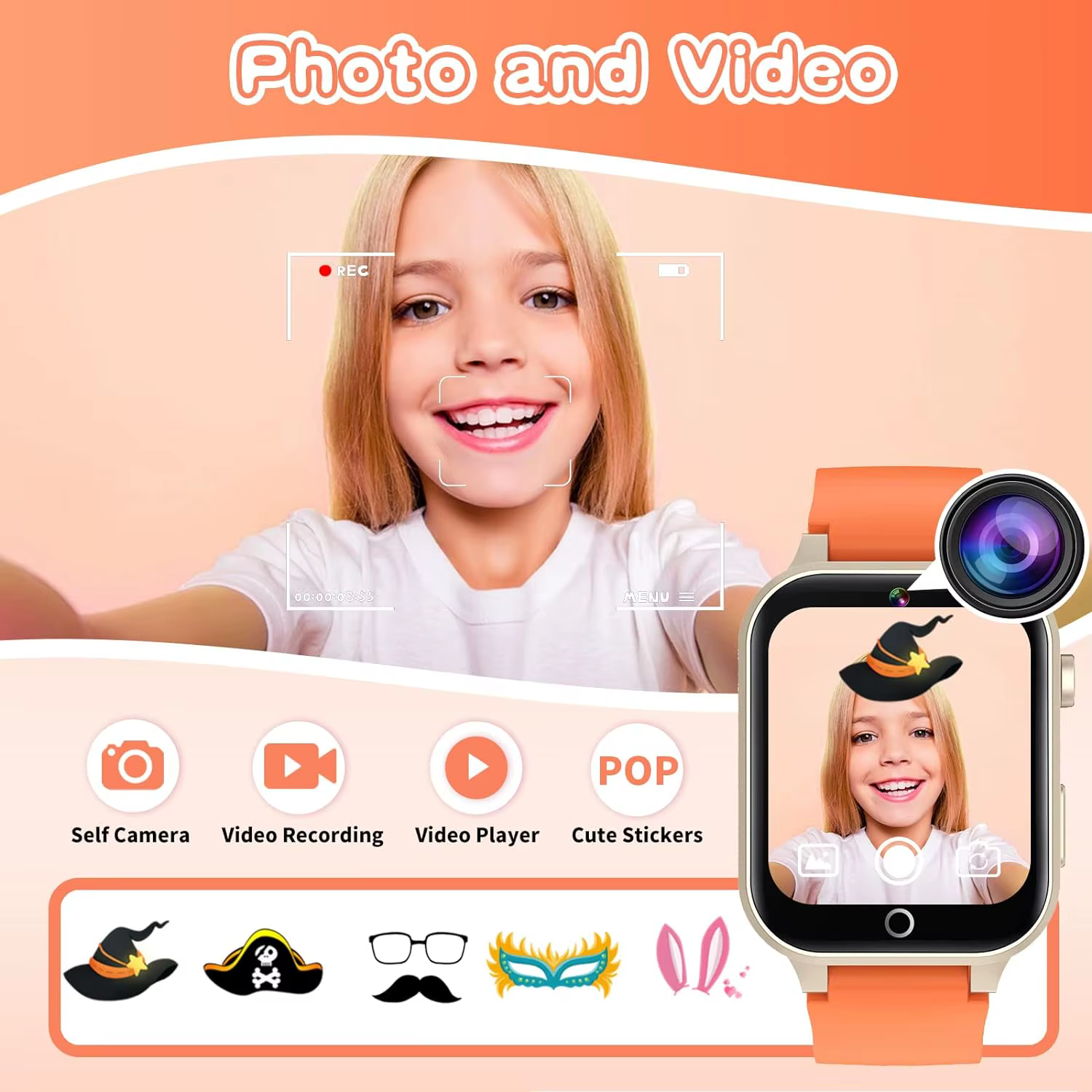 Jeux pour enfants montre intelligente pour 5 à 12 ans cadeaux