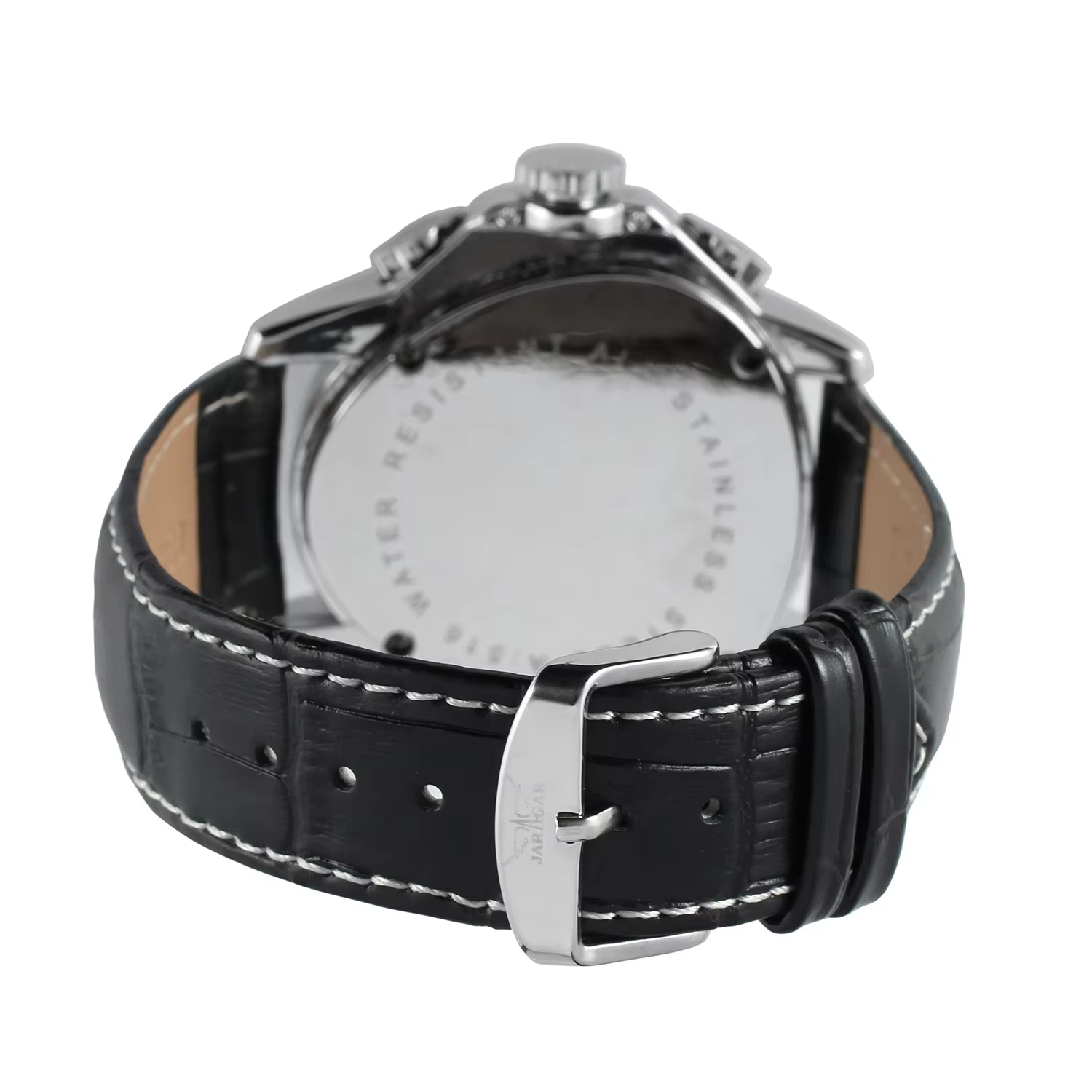 Montre mécanique à trois yeux et six aiguilles pour hommes et femmes