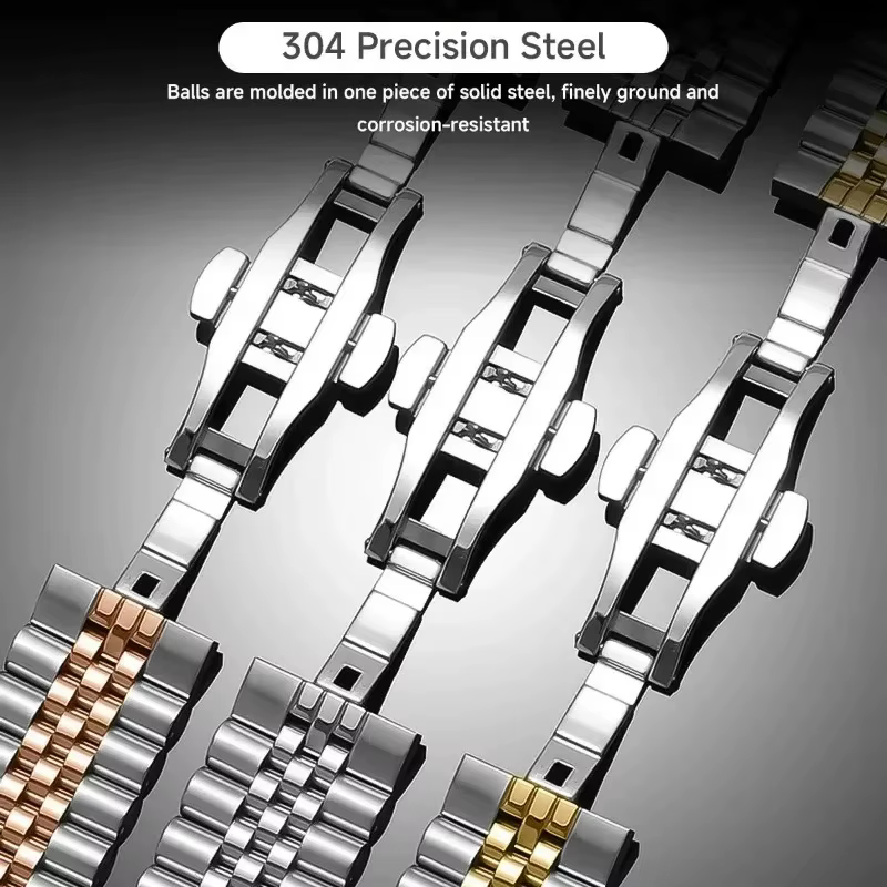 Bracelet en acier inoxydable de 22mm pour Suunto 5 Peak/9 Peak Pro DLC