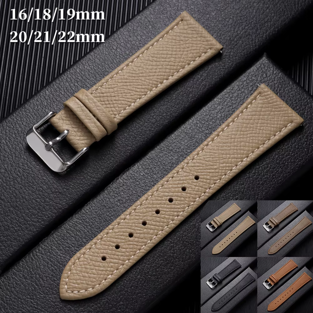 Bracelets de montre universels en cuir de veau vintage à dégagement rapide 16mm 18mm 19mm 20mm 21mm 22mm pour hommes et femmes