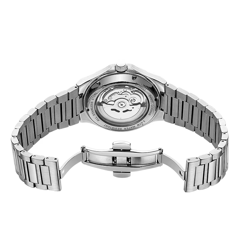 Nouvelle Montre-Bracelet Automatique Homme 2026 – Bracelet Acier Inoxydable Tendance