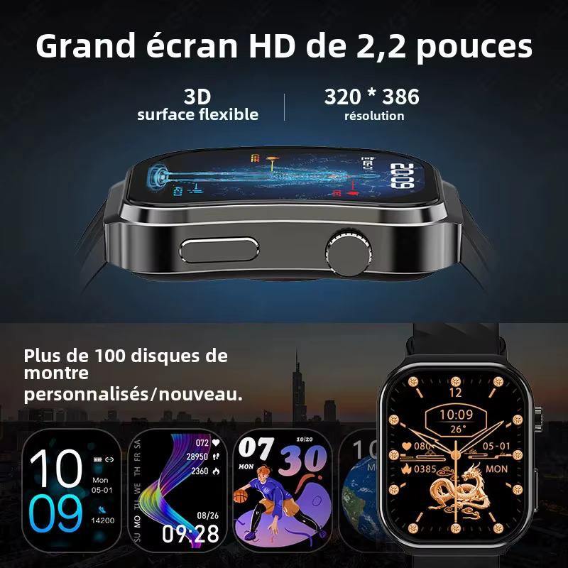Montre connectée de santé LIGE AI Diagnosis