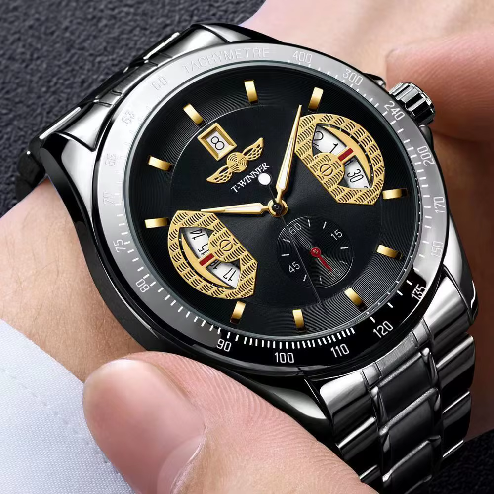 Nouvelle montre mécanique automatique pour homme
