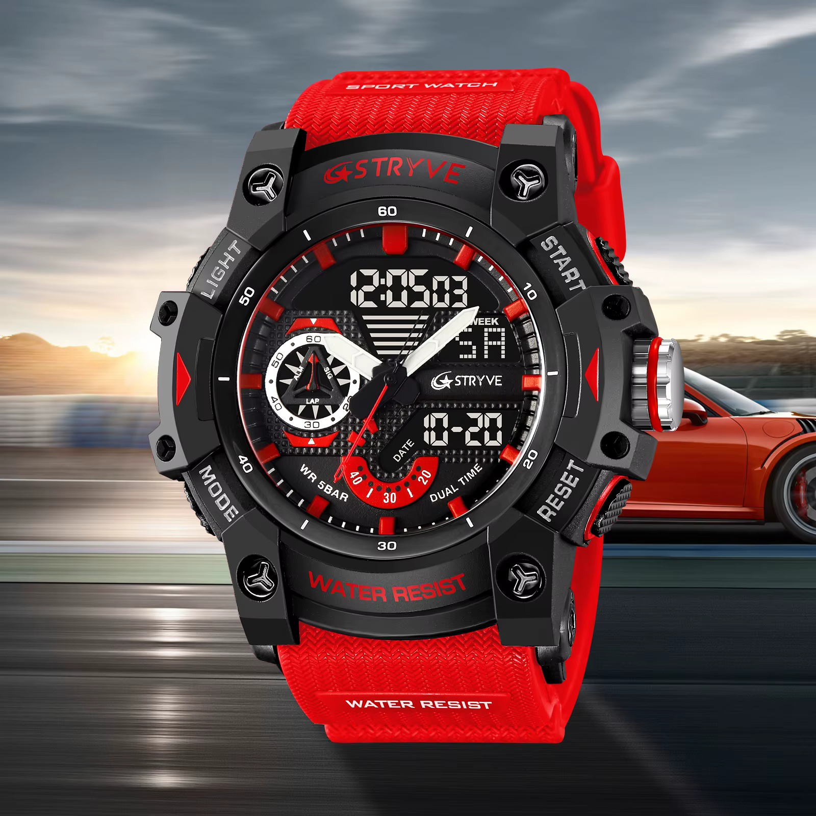 Montre de sport étanche pour homme