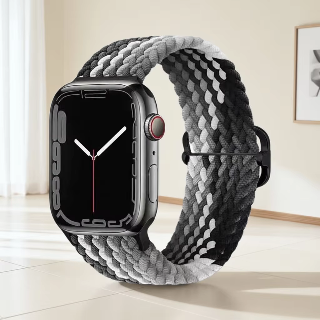 Bracelet en nylon tissé respirant et doux pour Apple IWatch Series 11 10 9 8 7 6 5 4 SE 40/41/42/44/45/46mm
