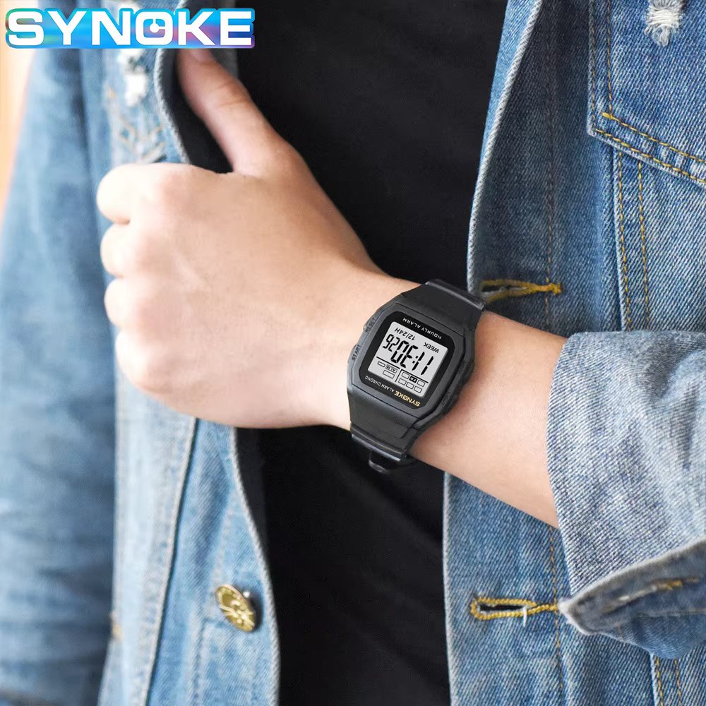 Montre numérique étanche multifonctionnelle pour garçons