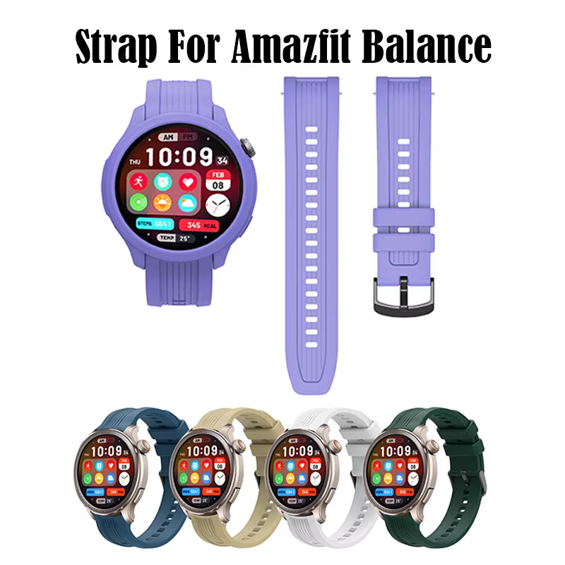 Bracelet de montre en silicone pour Huami Amazfit Balance