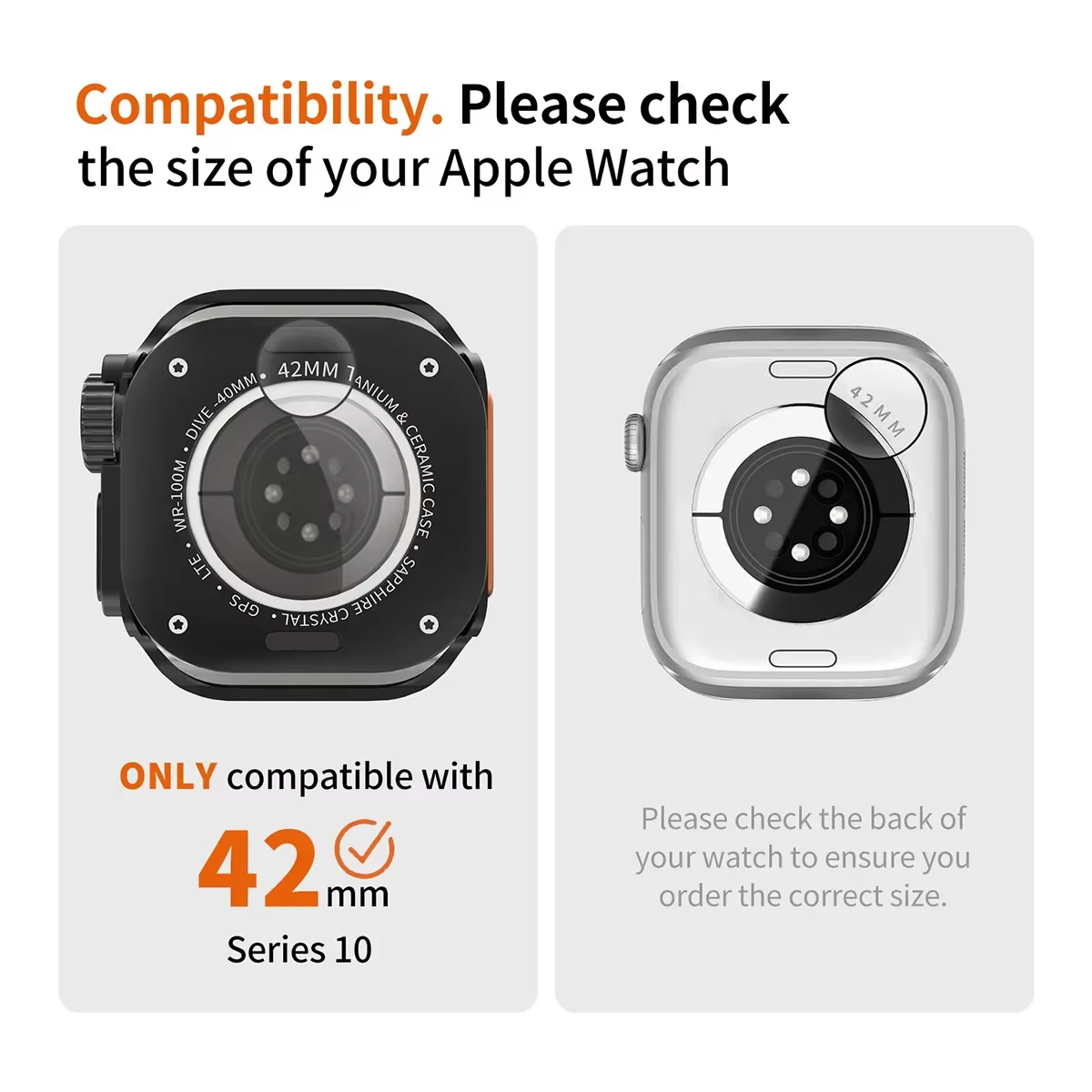 Boîtier en métal pour Apple Watch série 11