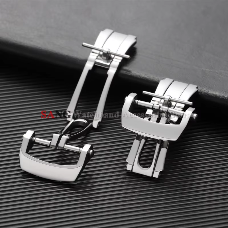 Boucles déployables papillon 20 mm pour hommes et femmes