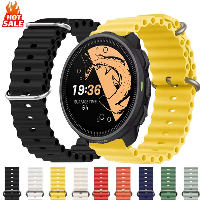 Bracelet Ocean Band 20mm 22mm pour Suunto Nautic S/Race 2/Vertical 2 1