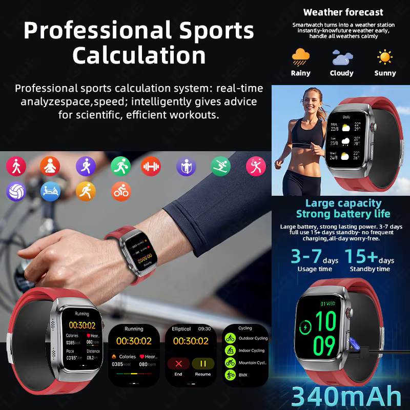 Montre connectée LIGE nouvelle génération