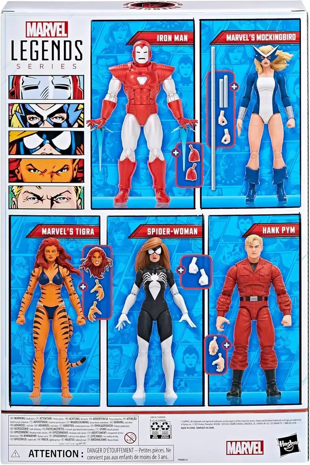 En Stock Marvel légendes la côte ouest Avengers Collection 5 Pack figurine modèle jouet passe-temps cadeau
