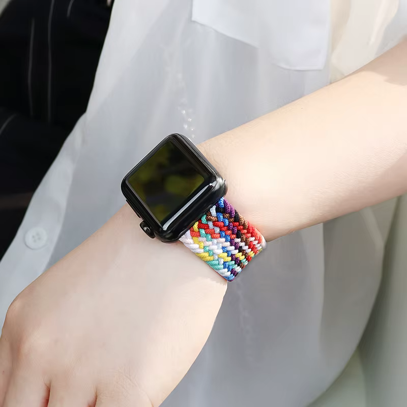 Bracelets élastiques tressés pour Apple Watch