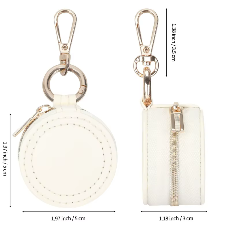 Porte-anneau à bijoux porte-clés-étui de maintien d'anneau de sport de voyage Portable-boîte de rangement d'affichage polyvalente avec porte-clés