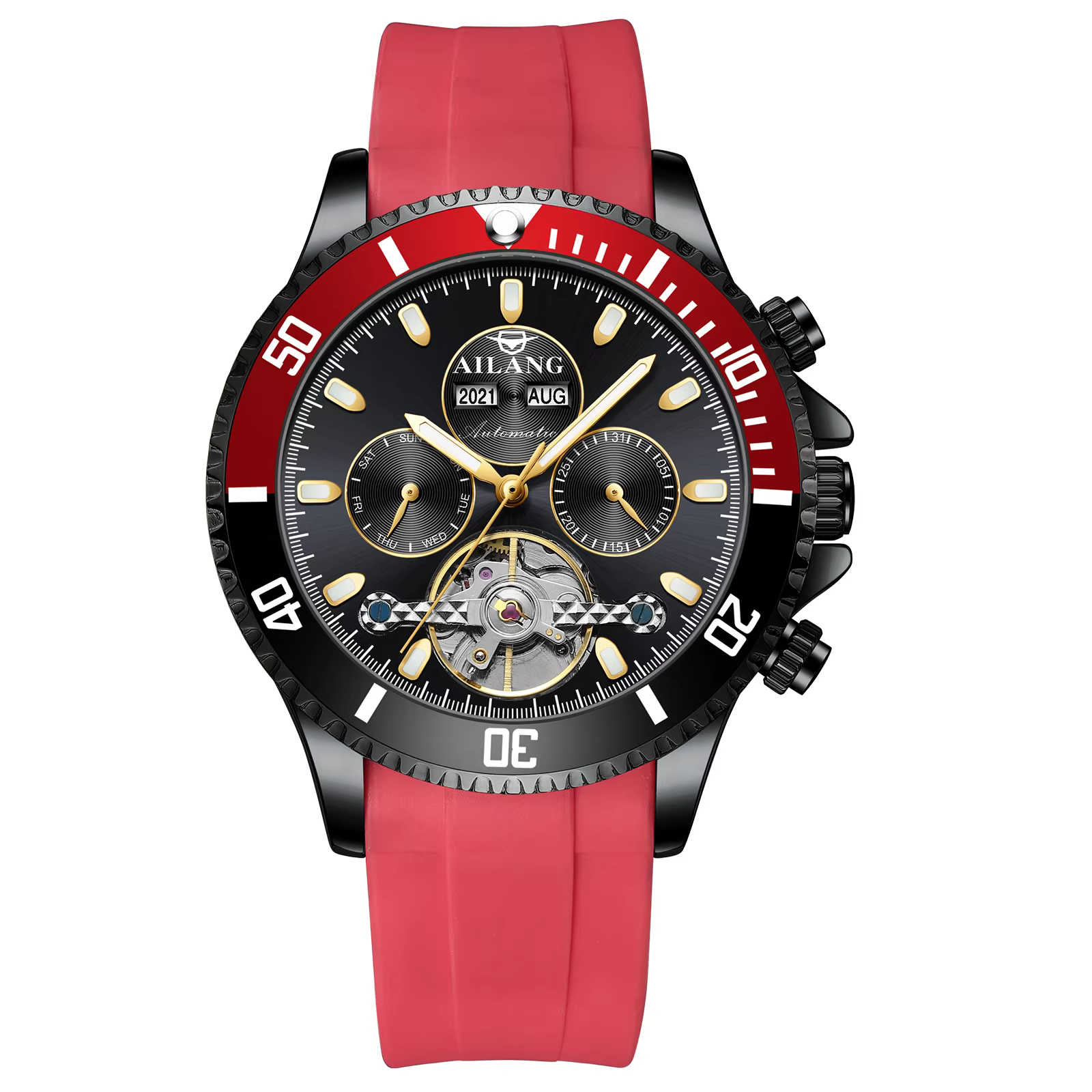 Montre mécanique lumineuse robuste OEM AILANG