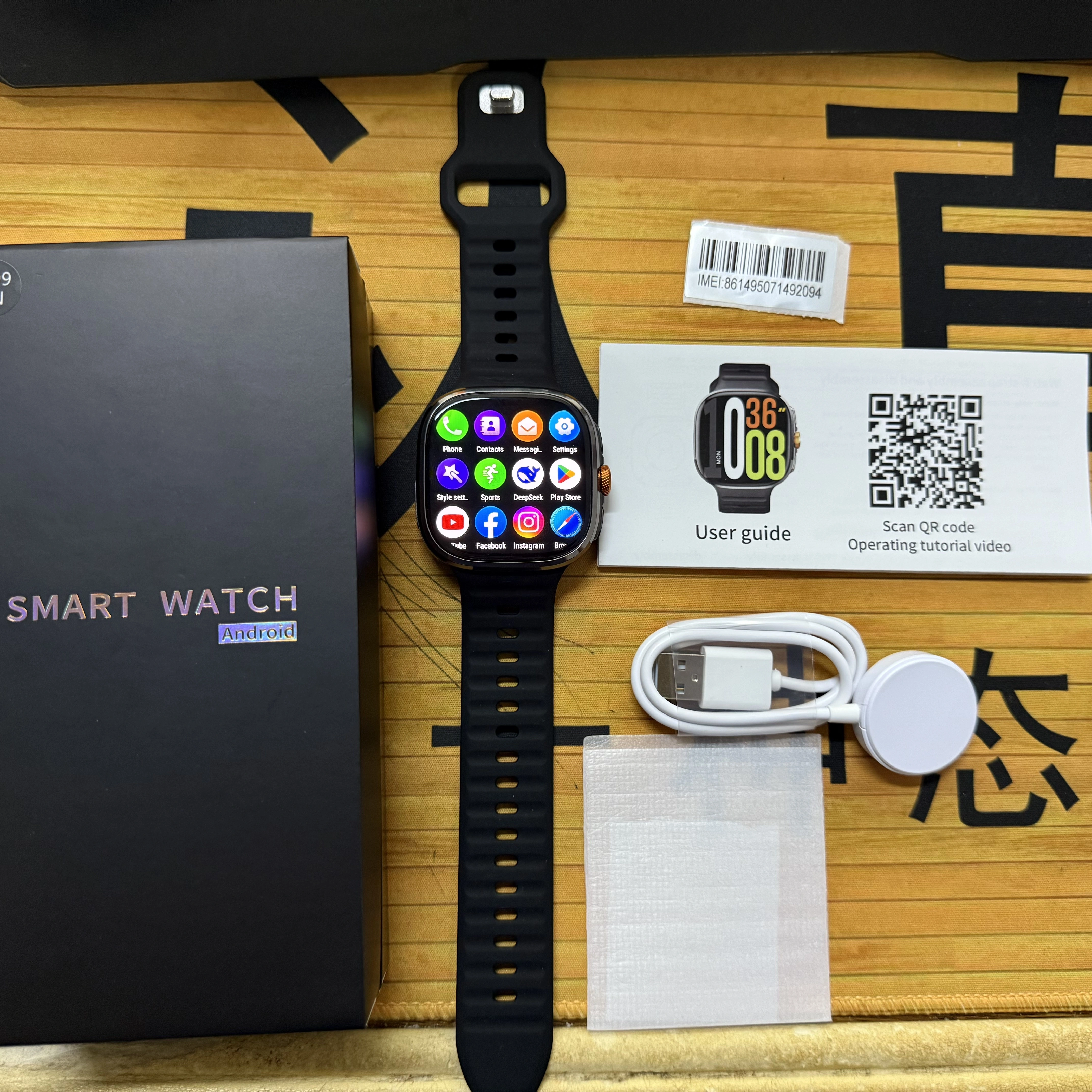 Montre connectée Android 10.0 32 Go + 512 Go 5G/4G
