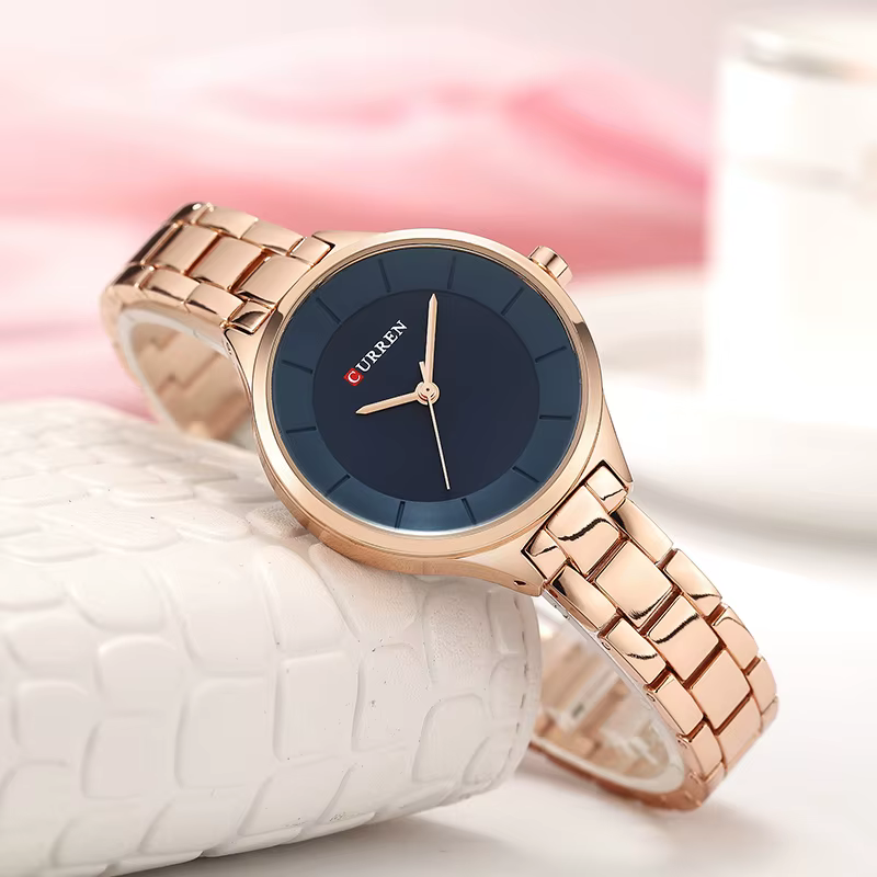 TOP luxe or Rose montre pour femme en acier inoxydable dames montres Relogio Feminino mode