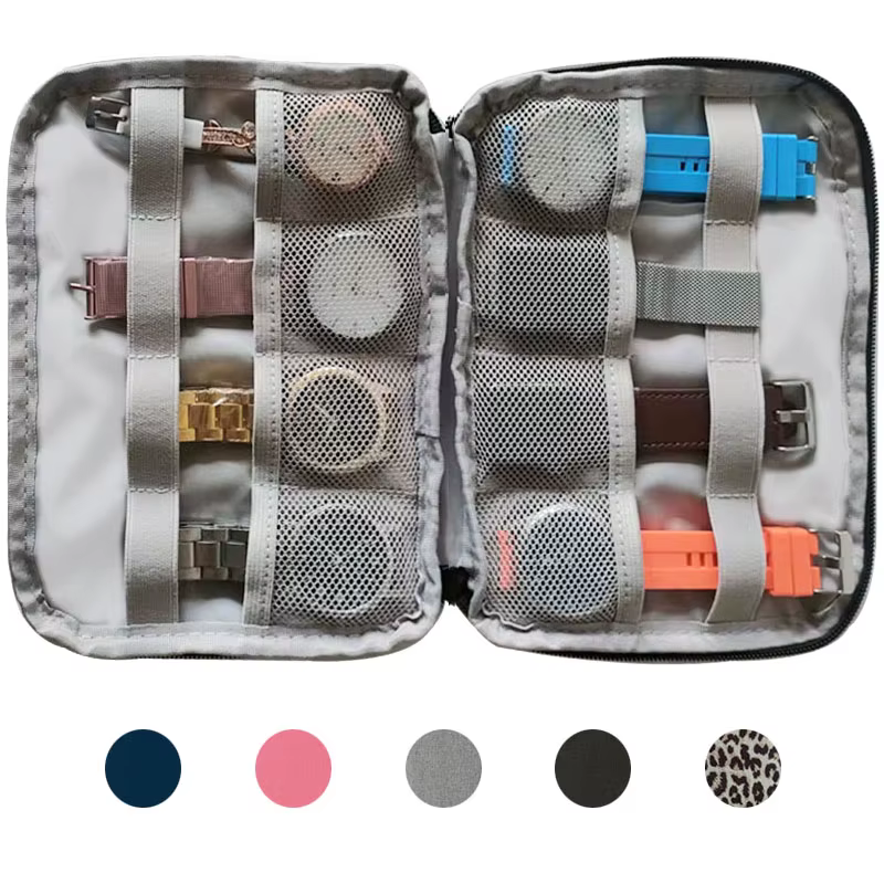 Boîte Portable étanche support de montre organisateur de rangement pour hommes femmes boîtes