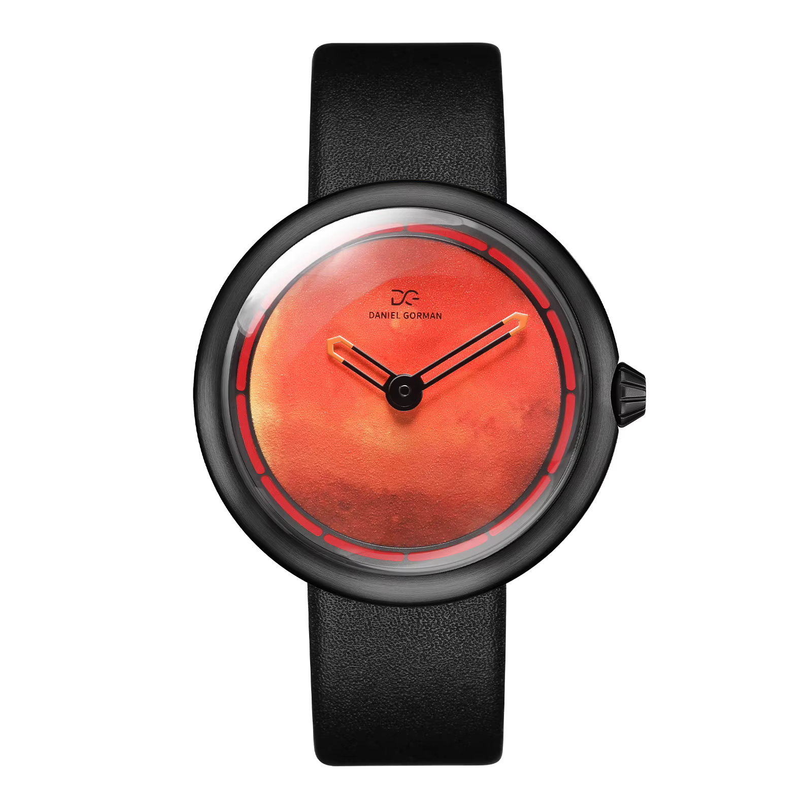DANIEL GORMAN montres pour hommes créatif terre mode montre-bracelet à Quartz en cuir montre de Sport