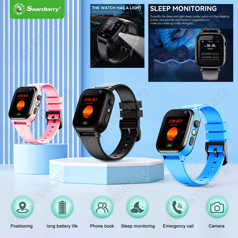 4G carte SIM enfants Smartwatch LBS GPS positionnement + WiFi localisation appel montre intelligente USB charge montres