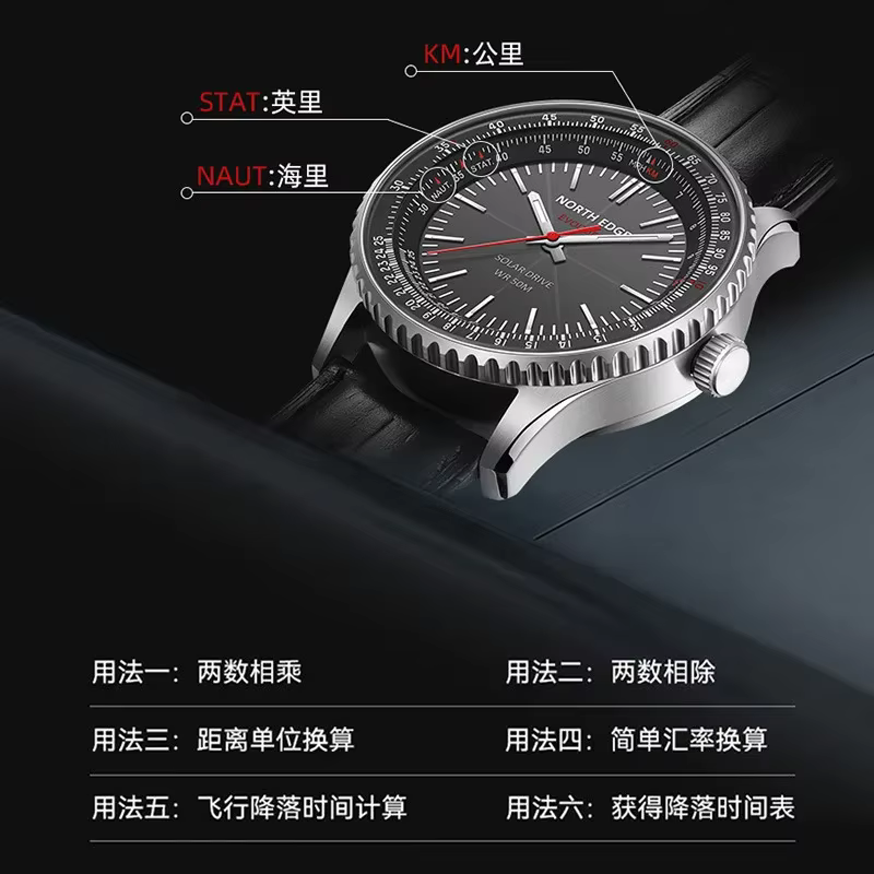 Nouvelle montre NORTH EDGE EVOQUE 3 Pilot Series pour hommes