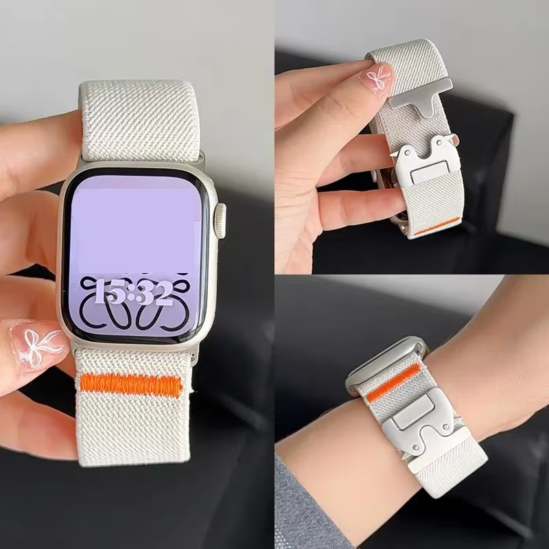 Bracelets de parachute pour Apple watch 10 bandes 46mm 42-41-45mm Ultra 2 49mm 44mm bracelet en nylon iWatch