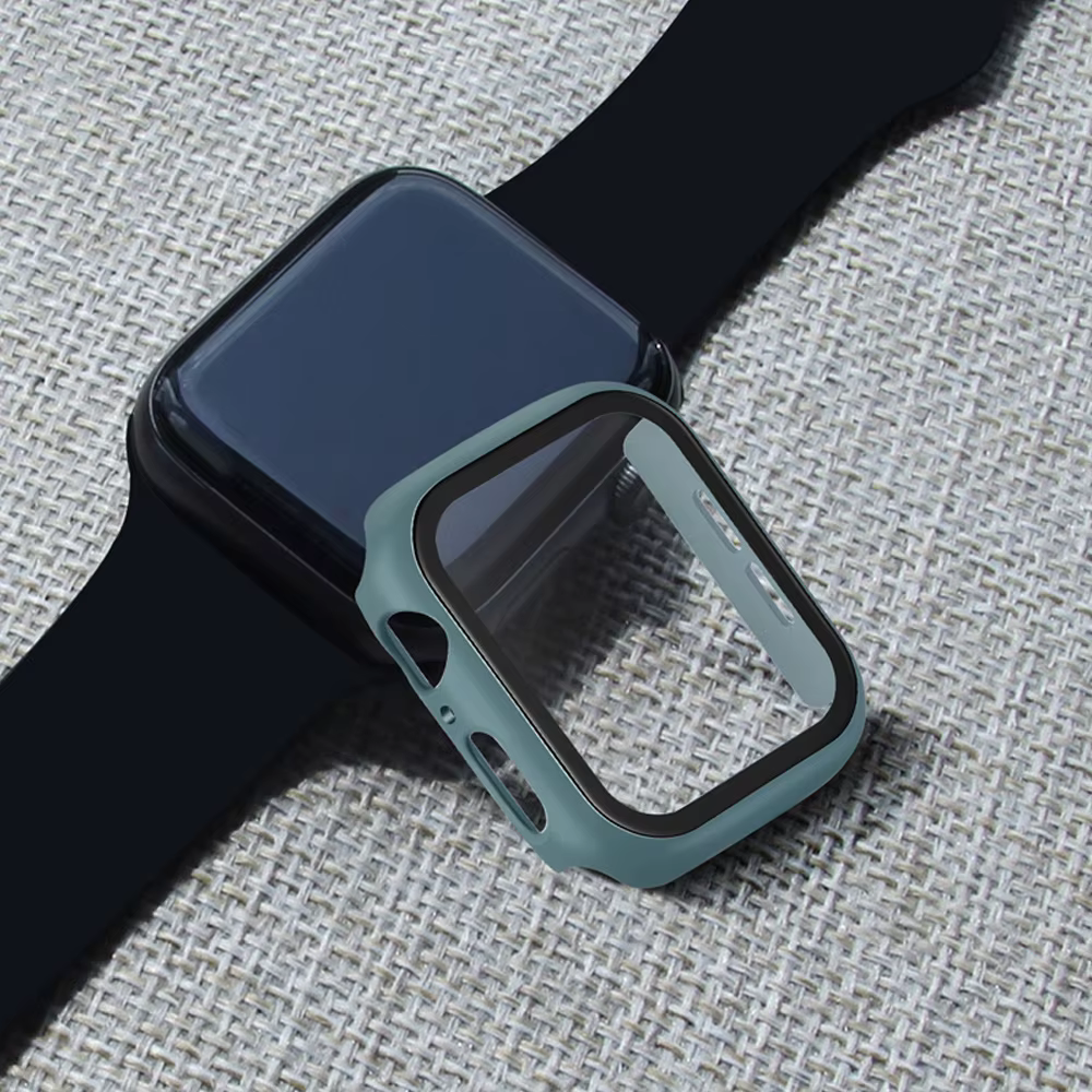 Verre trempé + étui pour Apple Watch Ultra 3 2 49 45 41 40 44 42 46mm