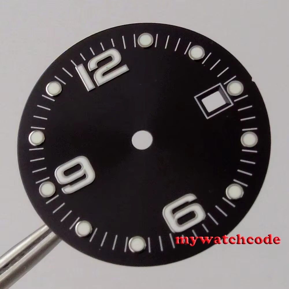 Cadran de montre gris/blanc/bleu/vert/noir