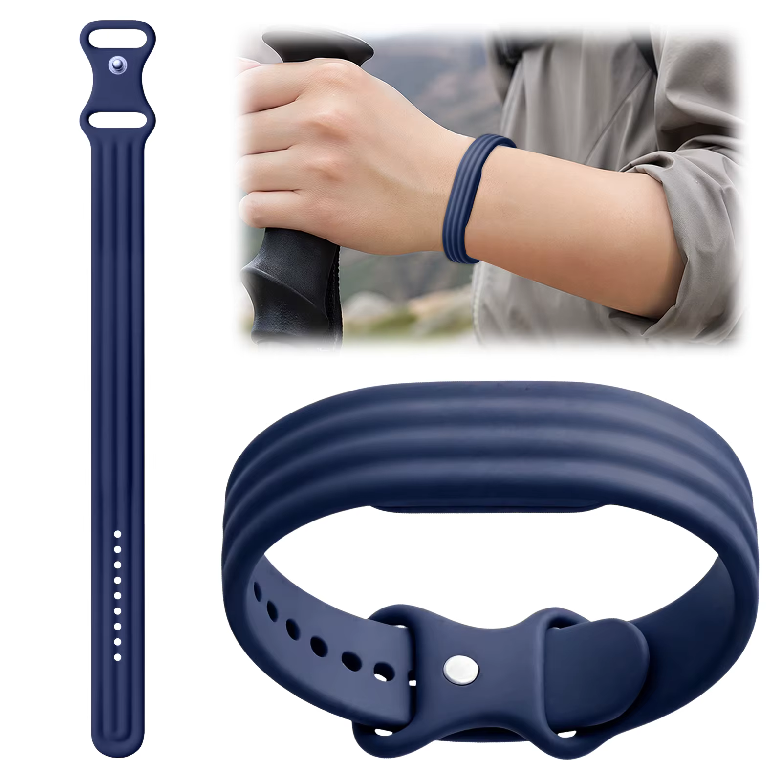 Bracelet de montre en silicone pour Google Fitbit Air
