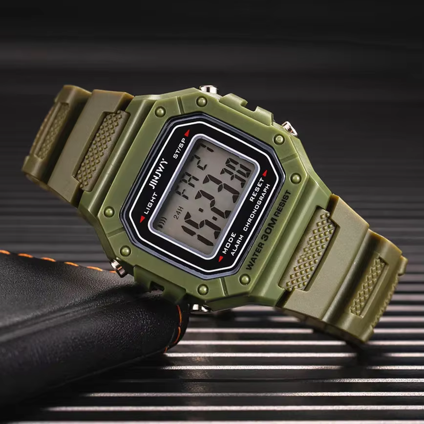 Mode hommes montre numérique militaire résistant à l'eau Sport montres marque de luxe armée
