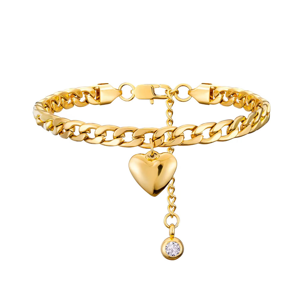 Bracelet de cheville pour femmes, couleur or, en acier inoxydable, lien cubain, chaîne de jambe, bijoux de pied de plage, été 2024