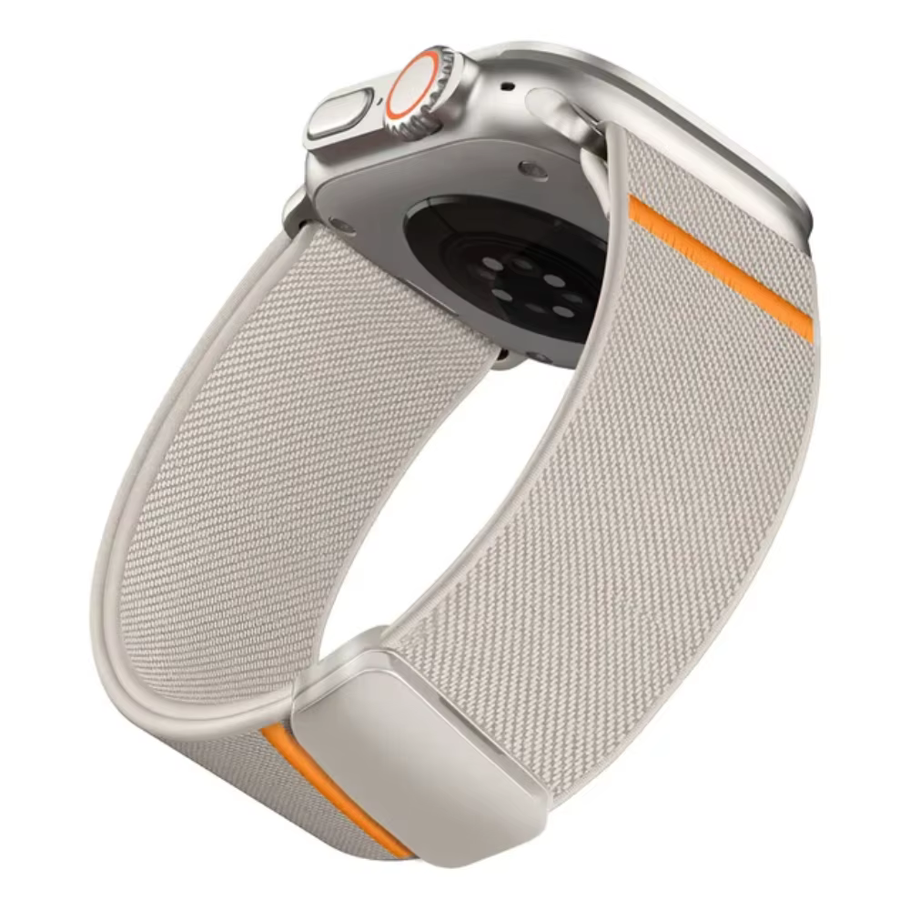 Bracelet en nylon magnétique pour Apple Watch Band Ultra 2 49mm 45mm 41mm