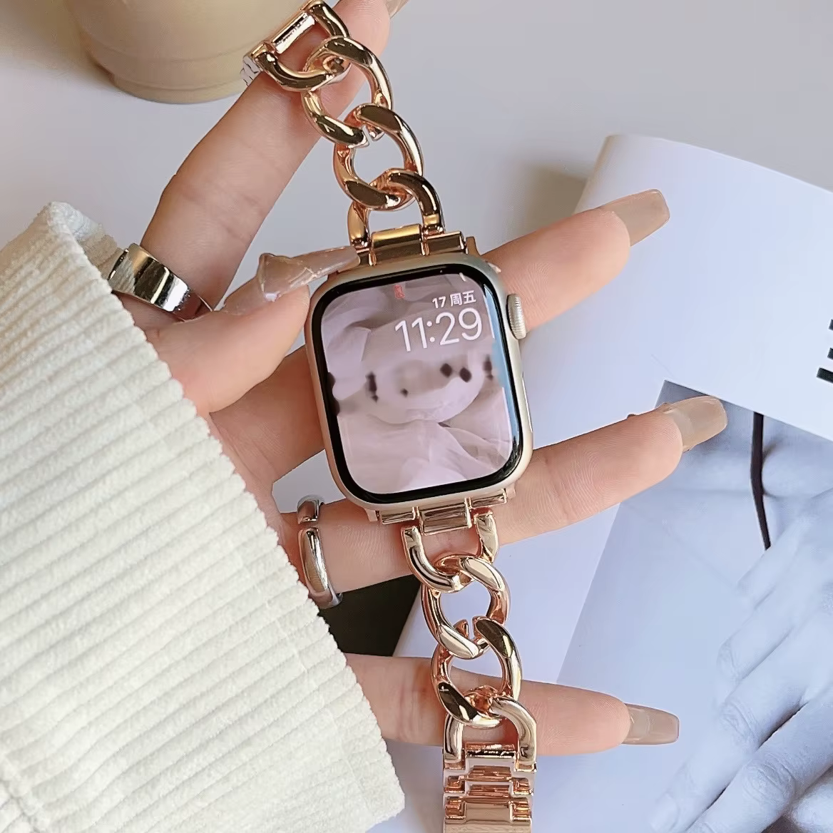 Bracelet en métal de Style chaîne