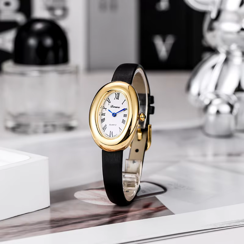 Montre à quartz étanche vintage pour femme