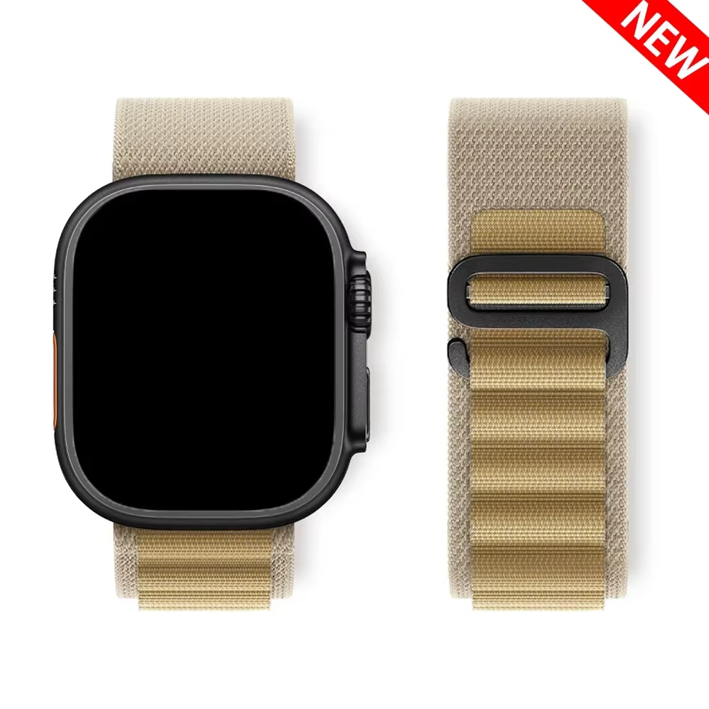 Boucle alpine pour bracelets de montre Apple ultra 2 49mm 46mm 42mm 40-44mm 45mm 41mm bracelet de sport iwatch série 10