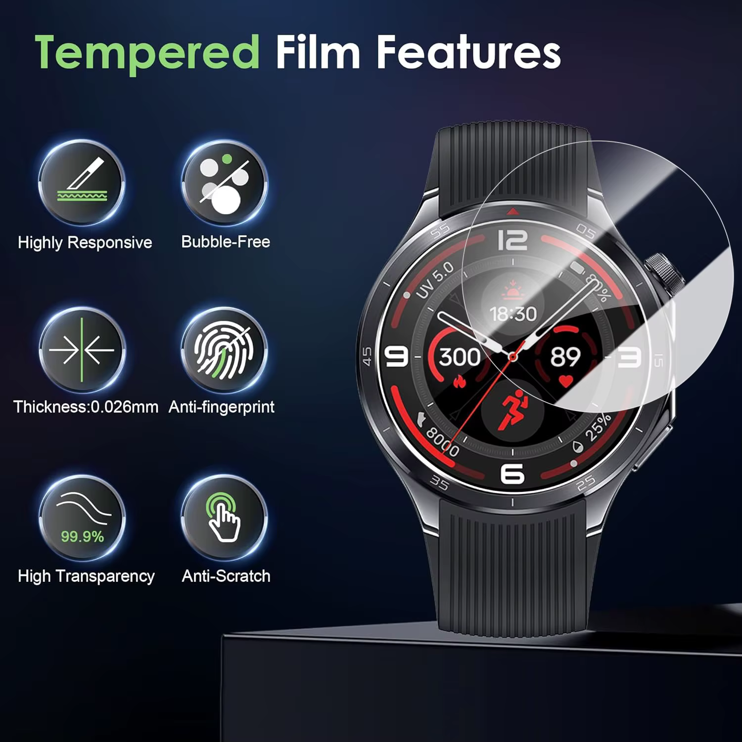 Protecteur d'écran pour OnePlus Watch 3