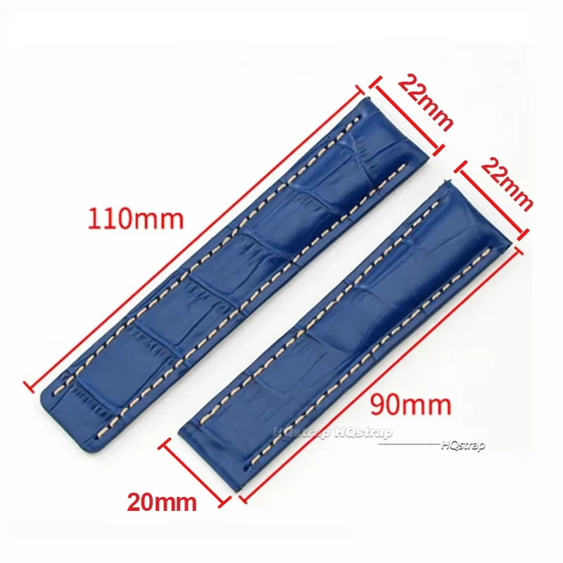 Bracelet de montre en cuir de vache véritable