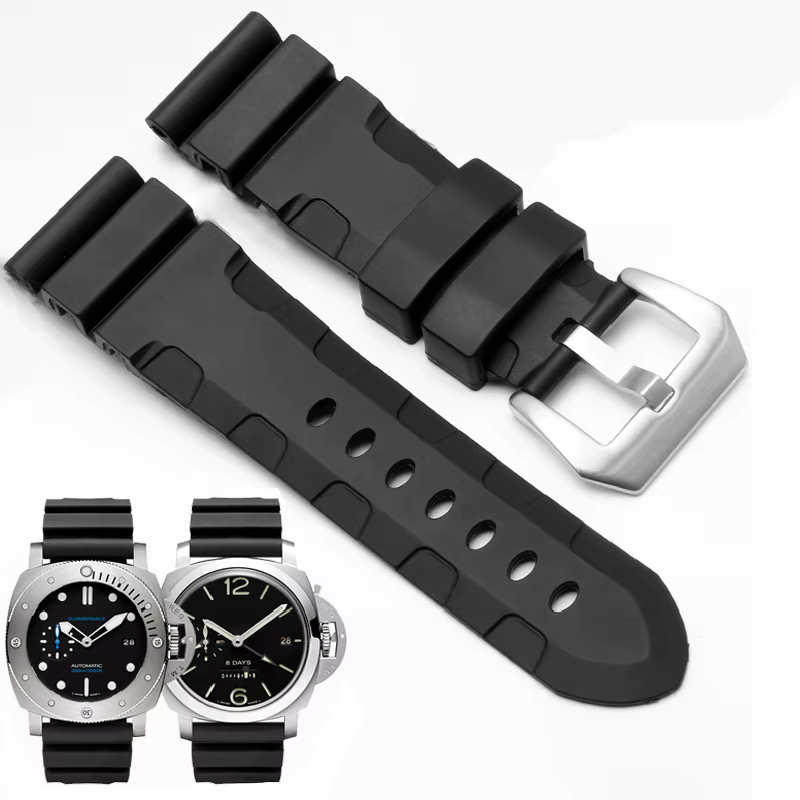 Bracelet de montre en caoutchouc de haute qualité