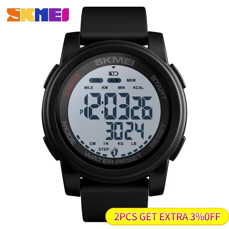 Montre-bracelet de sport numérique pour homme